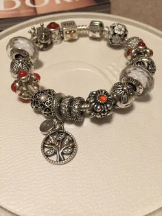 The 20 Best Pandora Red Images On Pinterest Bracelets Orange And White Pandora Bracelet