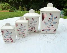 115 best vintage german french czech canisters images on pinterest