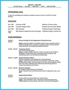 pin by jose balvantin on resume ideas sample resume resume probation officer resumes