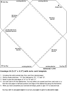 Envelope I Started With An 8 5x11 Sheet Of Paper And Ended Up With An Envelope Approx 3 5 Quot X4 A6 Envelope Printing Template