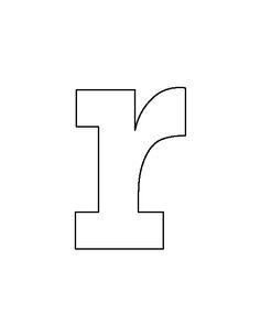 letter a pattern use the printable outline for crafts creating letter r template