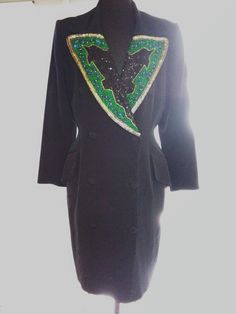 Size Medium Silky Slouchy Draped Shirt SALE 80/'s Green Button Down Blouse Utilitarian Shoulder epaulets