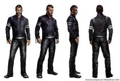video game character concept art