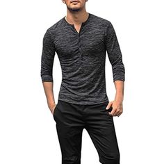 Comaba Men Relaxed-Fit Contrast Button Down Slim Fit Dress Shirts