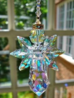 Amber Wings Waner Crystal Guardian Angel Suncatcher Car Charms for Rear View Mirror Amber Wings Waner Crystal Guardian Angel Suncatcher Car Charms for Rear View Mirror