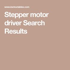 Stepper motor driver Search Results