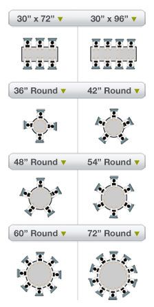 11 Event Planning 101 Ideas How To Plan 11 Event Planning 101 Ideas, Standard Round Wedding Table Size