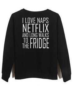 Chill Lazy Teen Funny Kids Sweatshirt Netflix nachos naps