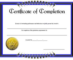 Blank Certificates Templates Free Download Cool Design A Certificate Of Completion #completion . Blank Certificates Templates Free Download Amusing Design A Certificate Of Completion #completion .