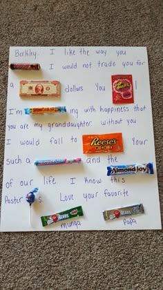 happy birthday candy poster for the kids birthday happy bday poster