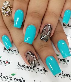 9 Best Neon Blue Nails Images Cute Enamels Make Up 65 Winter Nail Art Ideas