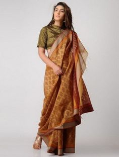 Details about / Indian Bollywood Maheshwari Handloom Cotton Silk Saree Zari Border Fancy Sari