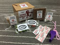 Zombie Survival Kit Goodie Bag for kids party-i purchased ... Zombie Survival Kit Goodie Bag for kids party-i purchased ...