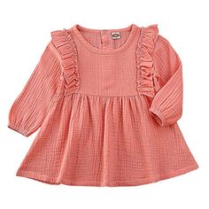 WOCACHI Toddler Baby Girls Dresses Children Kids Girl Long Sleeved Cartoon Animal Gauze Princess Tutu Dress