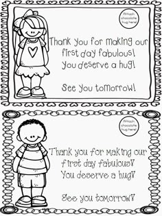 free and quick back to school treat for the students just add a hershey hug - First Day Of School Coloring Sheets For Kindergarten free and quick back to school treat for the students just add a hershey hug - First Day Of School Coloring Sheets For Kindergarten