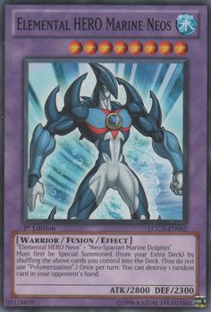 LCGX-DE057 Elementar-HELD Aqua Neos Unlimitiert Super Rar Yu-Gi-Oh! DE