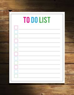 the 93 best printable to do list images on pinterest in 2018
