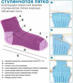 На заметку, при вязании носков (Уроки и МК по ВЯЗАНИЮ) | Журнал Вдохновение Рукодельницы