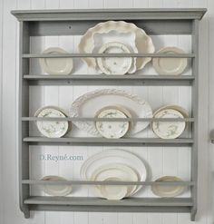 Shallow plate storage for a big, statement wall. Same idea for use ... Shallow plate storage for a big, statement wall. Same idea for use ...