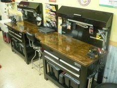 Lets see your workbench - Page 17 - The Garage Гараж Дом, Домашняя Мастерская, Гараж Мастерская, Размещение Инструментов, Рабочие Пространства, Гараж Верстак, Организованный Гараж, Работа На Дому