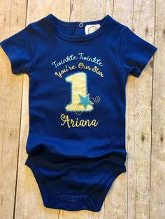 Baby Girls Burgundy Long Sleeve T Shirt with Twinkle Twinkle Little Star