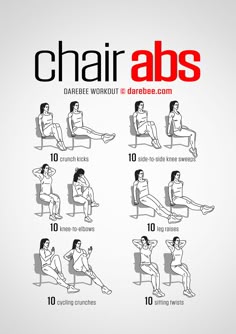 Chair Crunches Abs Workout On A Do The By Chair Abs Workout Get Your Iest Body Ever Http Yoga Fitness