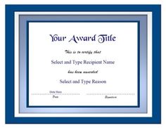 free printable certificate