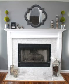 Summer White Diy Projects Page 3 Of 9 Beach House Fireplace And Mantle Makeover Doors Walls Trim Colors For Bathroom