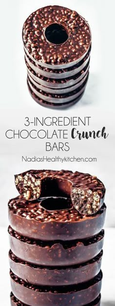3-Ingredient Chocolate Crunch Doughnuts