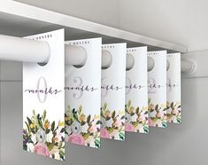 floral baby closet dividers aren t they pretty floral printable