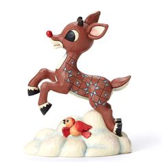 Enesco Jim Shore Rudolph Traditions Santa//Rudolph in Lights by Tree NIB 4058338