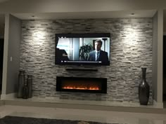 Home Décor, Living Room Tv, Tv Wall Design, Living Room Design Modern, Tv Wall, Home Theater Rooms