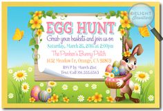 9 best easter party invitations images on pinterest easter