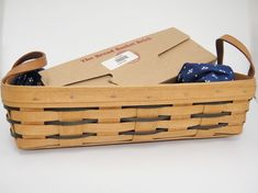 Longaberger 2005 Tree Trimming Tinsel Basket Paprika Red Solid Liner NEW