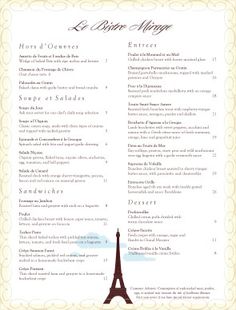 13 best french menus images restaurant menu design french french cafe menu template