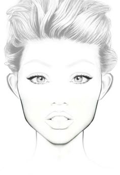 blank face template for
