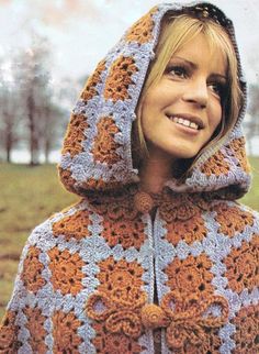 Killarney Cloak Cape Vintage 1970s Crochet Pattern - both women's and children's sizes (T177) Treasury Item. .20, via Etsy.