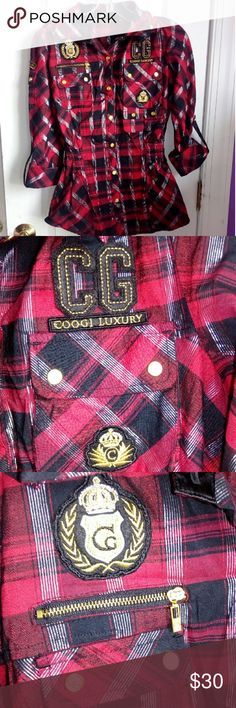 Red black checkered coogi dress Red black checkered coogi dress