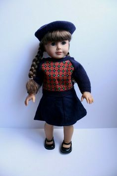 American Girl Doll Tenney Grant Hat and Necklace New In Box Free shipping!