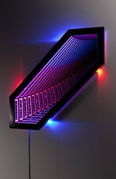 17 Best Led Infinity Mirror Images Chromatop Wood Reflective Gl Mirror Mdf And Led Lights 87 X