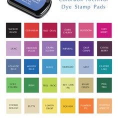 Color Box Ink Pads Similar Products Colorbox Pigment Pad Silks Color Box Ink Pads Similar Products Colorbox Pigment Pad Silks Satins Queues Set Of 6 Charts Pinterest Artist Supplies And