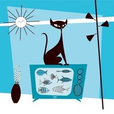 Original Granite Decor Cat Lady