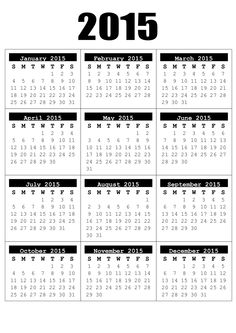 downloadable calendar 2015