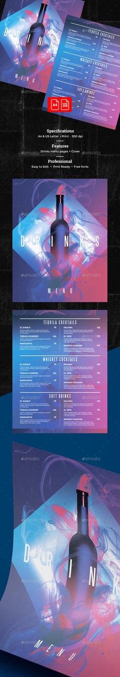 Cocktail Menu Menu restaurant, Menu templates and Drink menu - drinks menu template Cocktail Menu Menu restaurant, Menu templates and Drink menu - drinks menu template