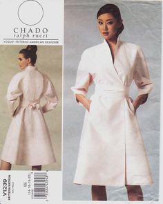 Vogue Patterns V1239 Size AA 6-8-10-12 Misses Dress and Belt