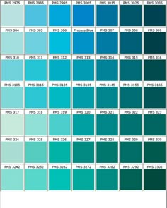 49 Meilleures Images Du Tableau Nuancier Bleu R Color Palette