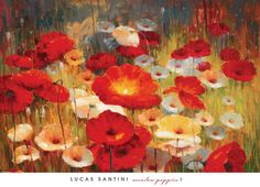 Photo Poster art coquelicots Encadrée Imprimer-Deep Purple fleur avec gouttes de pluie