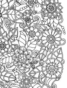 15 CRAZY Busy Coloring Pages For Adults