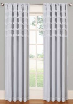 free size 1Pcs Transparent Romantique Jacquard Tulle Rideau /Ét/é Blanc Fen/être Rideau Maison Chambre D/éco Blanc