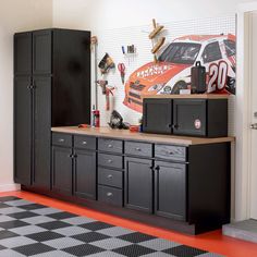 12 Best Garage Storage Solutions Cabinetry Images Idea Graphite Garage Painted Cabinetry Not Much Else Imho